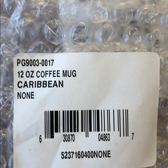 SOLD OUT:  Le Creuset 12 oz Caribbean mugs. - Picture 4 of 5